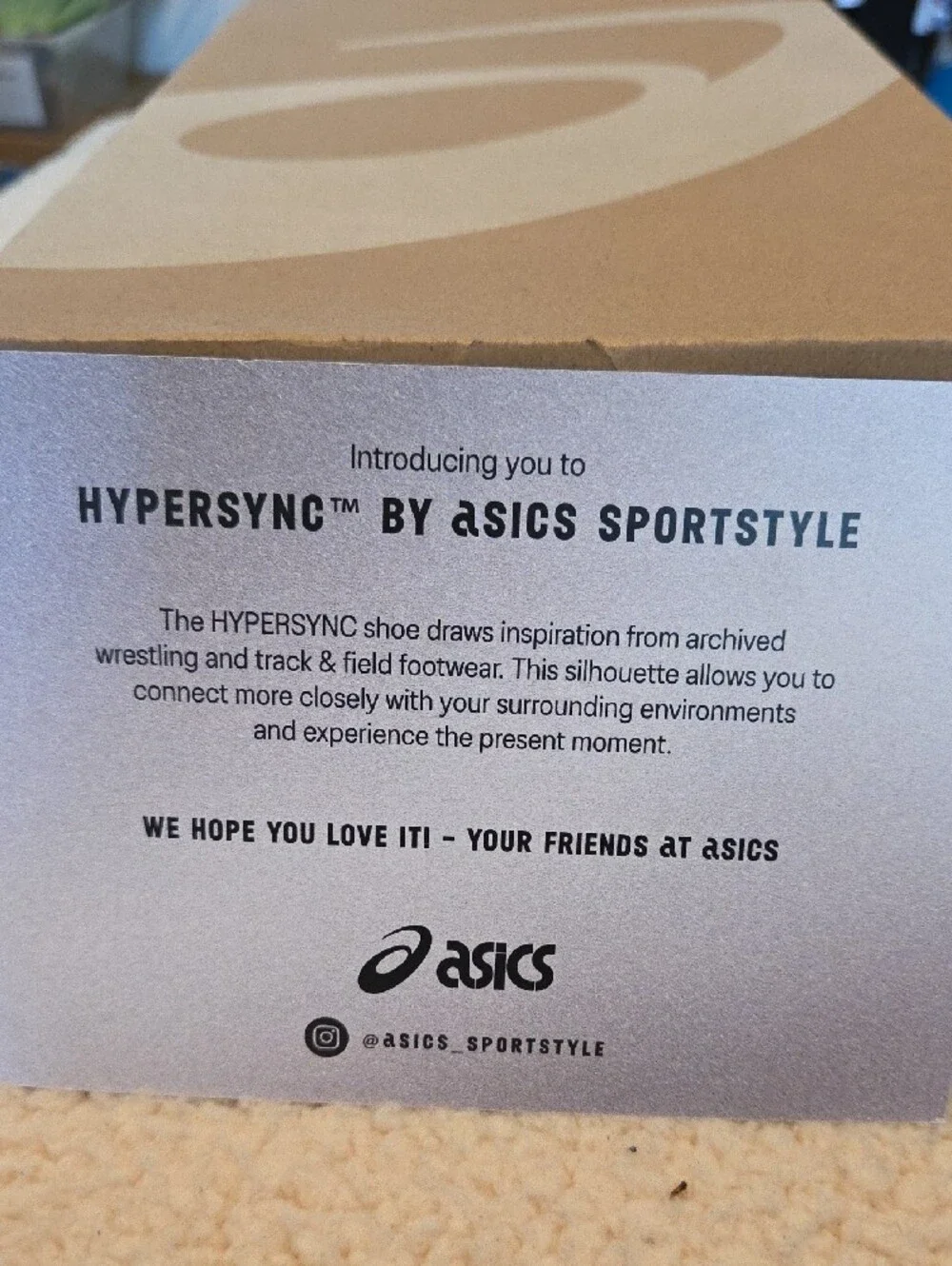 ASICS Sz 12 Men’s Hypersync Oyster White/Ivory Low-Profile Sneakers